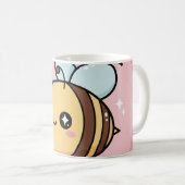 Cute Bee Mug – Kawaii Bumblebee Coffee Cup コーヒーマグカップ (正面右)