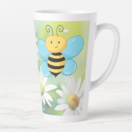 Cute Bee (w/ matching lined illustrated journal) カフェラテマグ (右)