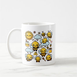 Cute bees  コーヒーマグカップ