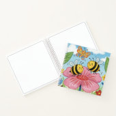 Cute Bees & Butterfly Kids Sketchbook ノートブック (内部)