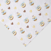 Cute Bees & Hearts Gift Wrapping Paper 薄葉紙 (詳細)
