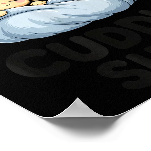 Cute Bees Snuggle This Is My Cuddle  ポスター (角)