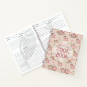 Cute Beige Retro Cook Book Personalized ノートブック (内部)