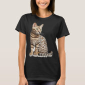Cute Bengal Cat with classic Tシャツ (正面)
