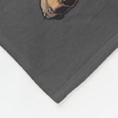 Cute Bernese Mountain Christmas Lights Xmas Dog Lo フリースブランケット (角)