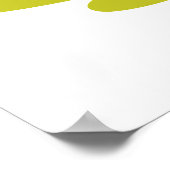 Cute Bernese Mountain Dog with Sunflower & Butterf ポスター (角)