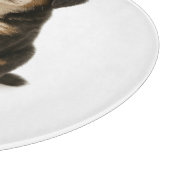 Cute Bernese Mountain Personalized Puppy カッティングボード (角)