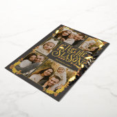 Cute Berry Christmas  箔シーズンカード (回転した状態)