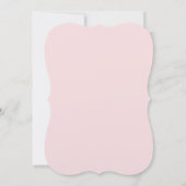 Cute Berry Sweet Strawberry Pink Baby Shower 招待状 (裏面)