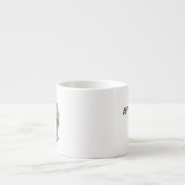 Cute Best Cat Dad Photo Espresso Cup エスプレッソカップ (正面)