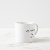 Cute Best Cat Dad Photo Espresso Cup エスプレッソカップ (正面右)
