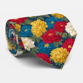 Cute Best Gifts For Men Peonies ネクタイ (ロール)