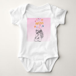 Cute Best Mom Ever Baby Shower Gift Bodysuit ベビーボディスーツ