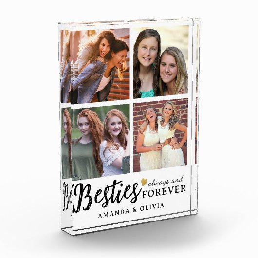 Cute Besties Always And Forever Custom Name 4  フォトブロック (左)