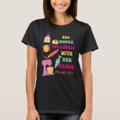 Cute bible verse baking cake cupcake baker decorat tシャツ (正面)