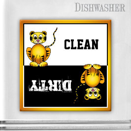 Cute Big Cat Dishwasher Magnet マグネット