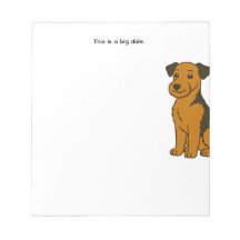 Cute Big Dale Airedale Dog