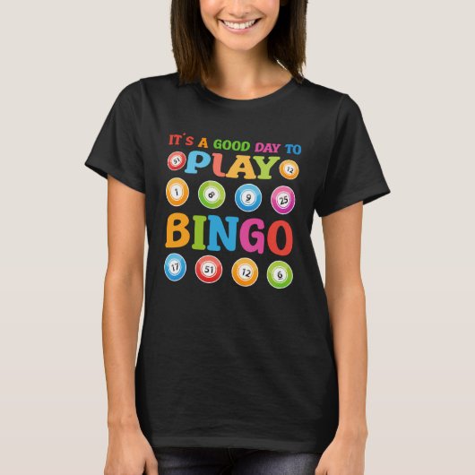 Cute Bingo For Casino Game Bingo Tシャツ (正面)