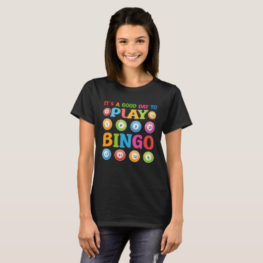 Cute Bingo For Casino Game Bingo Tシャツ (正面フル)