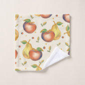 Cute Bird Apple Train Towel Set バスタオルセット (ウォッシュタオル)