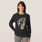 Cute Bird Of Paradise Bird Flower Crown Pet Birds  Tシャツ (正面フル)