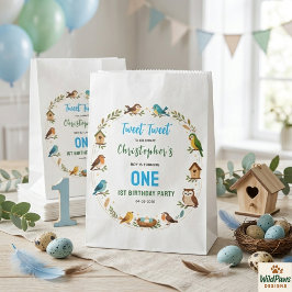 Cute Birds 1st Birthday Party – Fun Kids フェイバーバッグ