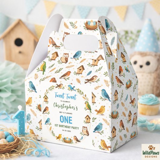 Cute Birds 1st Birthday Party – Fun Kids  フェイバーボックス