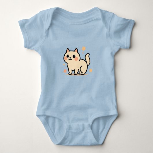 Cute Birthday Baby Bodysuit – Funny Birthday Gift  ベビーボディスーツ (正面)