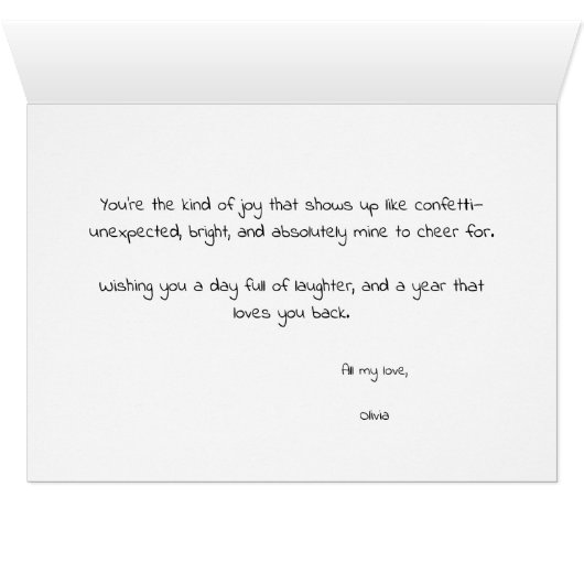 Cute Birthday Balloons Card for Stepdad (内部横(下))