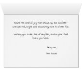 Cute Birthday Balloons & Confetti Card for Godson (内部横(下))