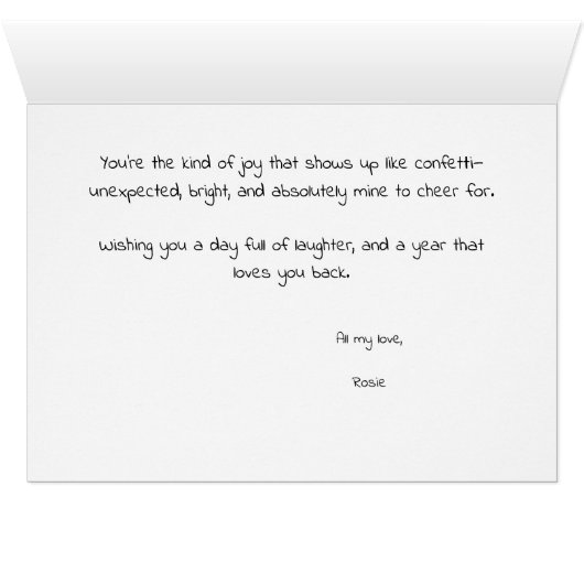 Cute Birthday Balloons & Confetti Card for Stepmom (内部横(下))