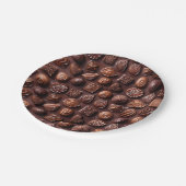 Cute Birthday Chocolate Unique Trendy Food ペーパープレート (アングル)