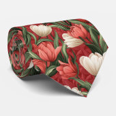 Cute Birthday Gifts For Him Tulip Flower ネクタイ (ロール)