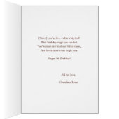 Cute Birthday MIlestone Card Great Granddaughter (内側 (右))