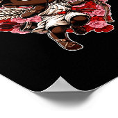 Cute Black African American Cud Shirt Decor Boys G ポスター (角)