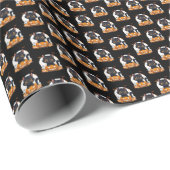 Cute Black Cat Halloween Wrapping Paper ラッピングペーパー (ロールコーナー)