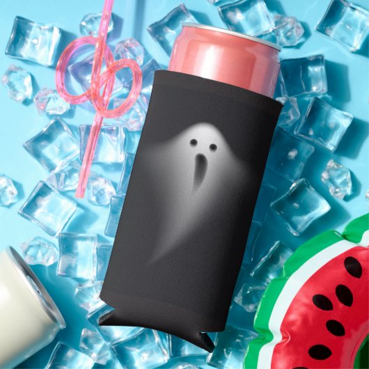 Cute Black Ghost スリム缶クーラー (インサイチュ 夏)