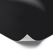 Cute Black Ghost ポスター (角)