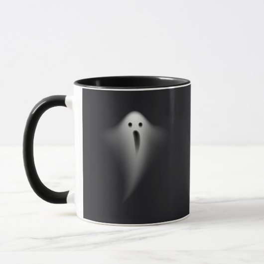 Cute Black Ghost マグカップ (左)