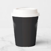 Cute Black Ghost 紙コップ (左)