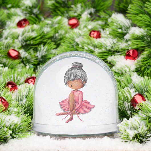 Cute Black Girl Ballet Dancer Pink Tutu (クリスマス)