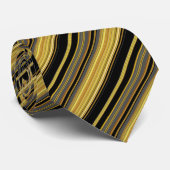Cute black golden stripes ネクタイ (ロール)