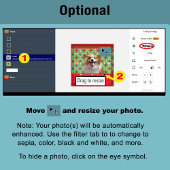 Cute Black Modern Photo Puppy Dog Lover Mom  トートバッグ