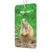 Cute Black-Tailed Prairie Dog カーエアーフレッシュナー (左)