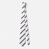 Cute black white stripes ネクタイ (正面)
