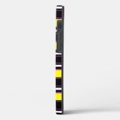 Cute black yellow stripes Case-Mate iPhoneケース (裏面 / 左)