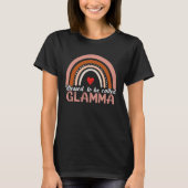 Cute Blessed To Be Called Glamma Rainbow Women Mot Tシャツ (正面)