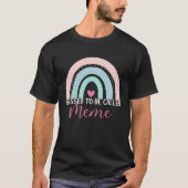 Cute Blessed To Be Called Meme Boho Rainbow Mom Gr Tシャツ (正面)