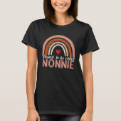 Cute Blessed To Be Called Nonnie Rainbow Women Mot Tシャツ (正面)