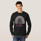 Cute Blessed To Be Called Wife Rainbow Mom Grandma Tシャツ (正面フル)